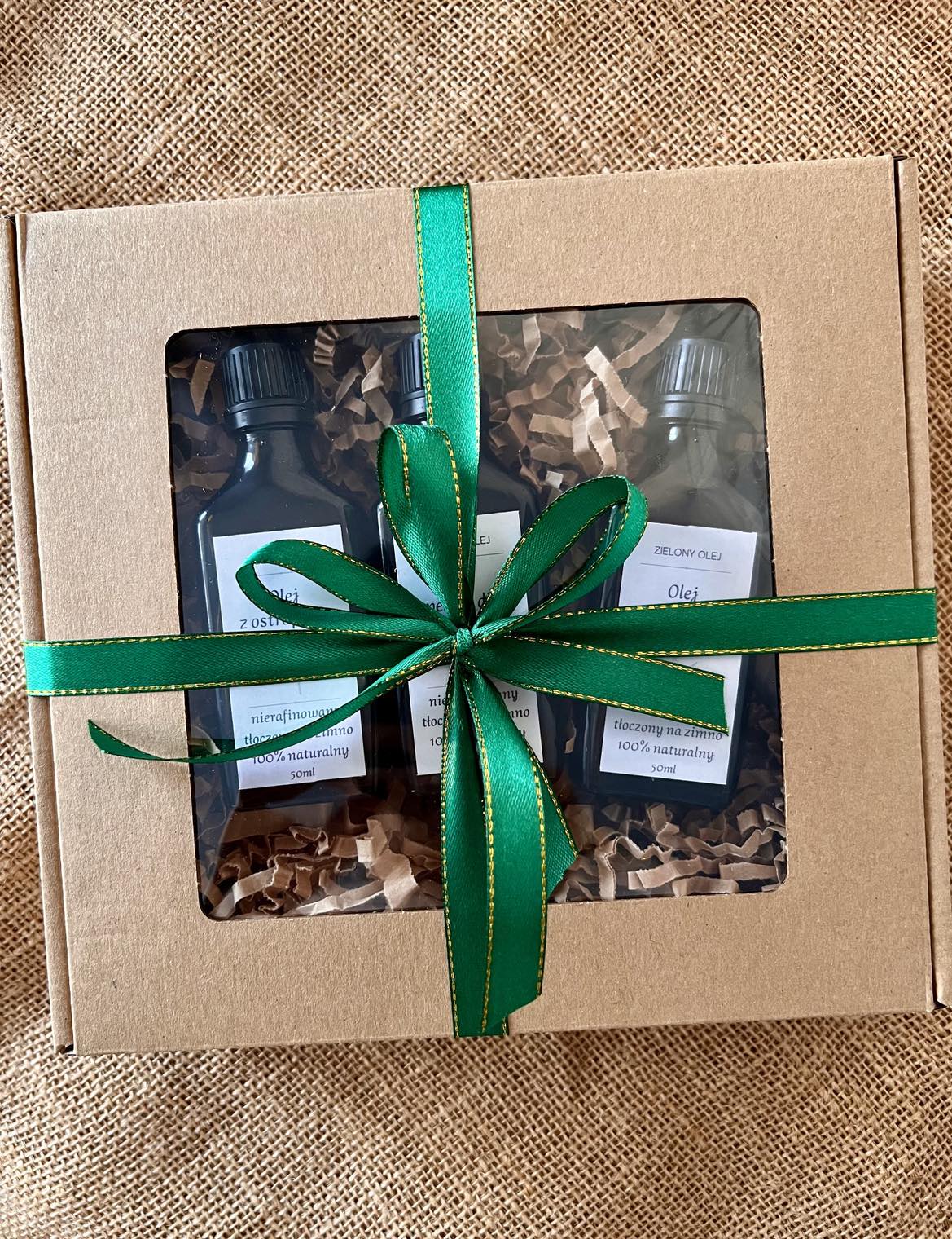 Box prezentowy 3x olej 50ml