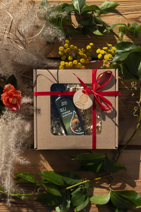 Box prezentowy olej z krokosza barwierskiego 100ml