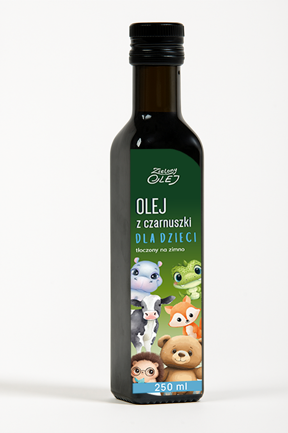 Olej z czarnuszki dla dzieci