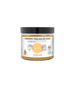 CUKROWY PEELING DO CIAŁA łagodząca Róża & Piwonia homeSPA 250 ml