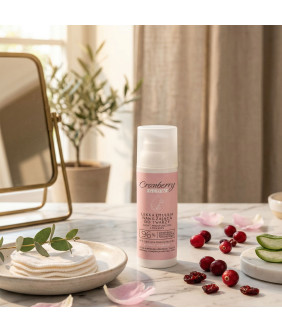 Lekka emulsja nawilżająca do twarzy Cranberry Glow 50 ml - obrazek 3