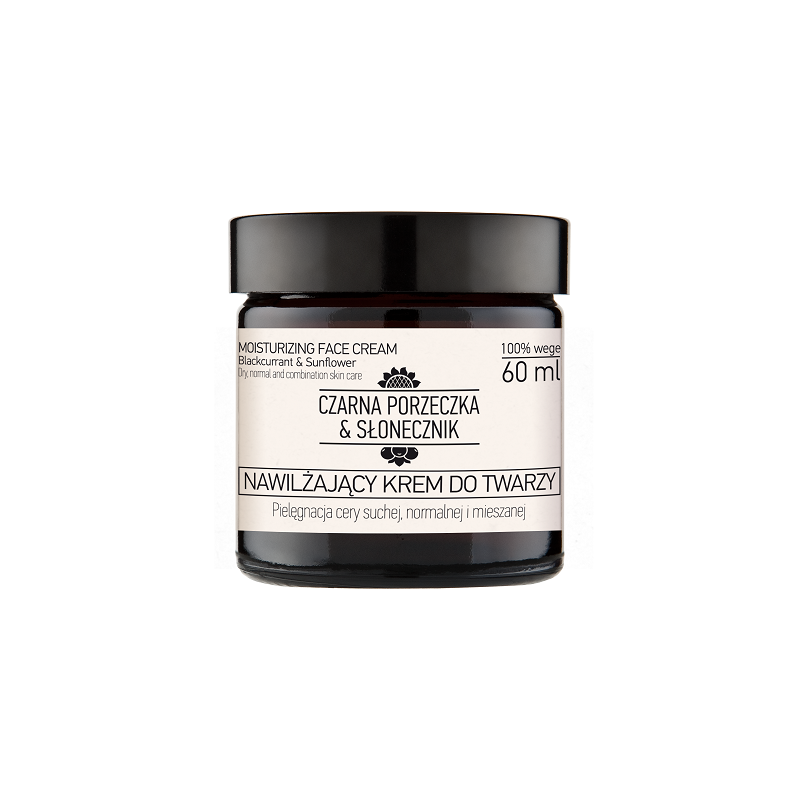 Nawilżający Krem do twarzy Czarna porzeczka & Słonecznik 60 ml