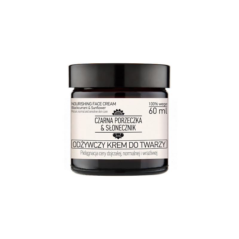 Odżywczy Krem do twarzy Czarna porzeczka & Słonecznik 60 ml