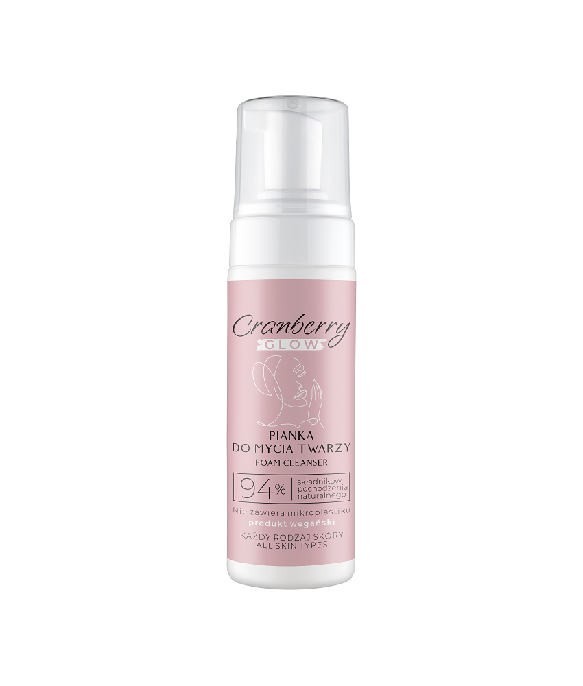 Pianka do mycia twarzy Cranberry Glow 150 ml