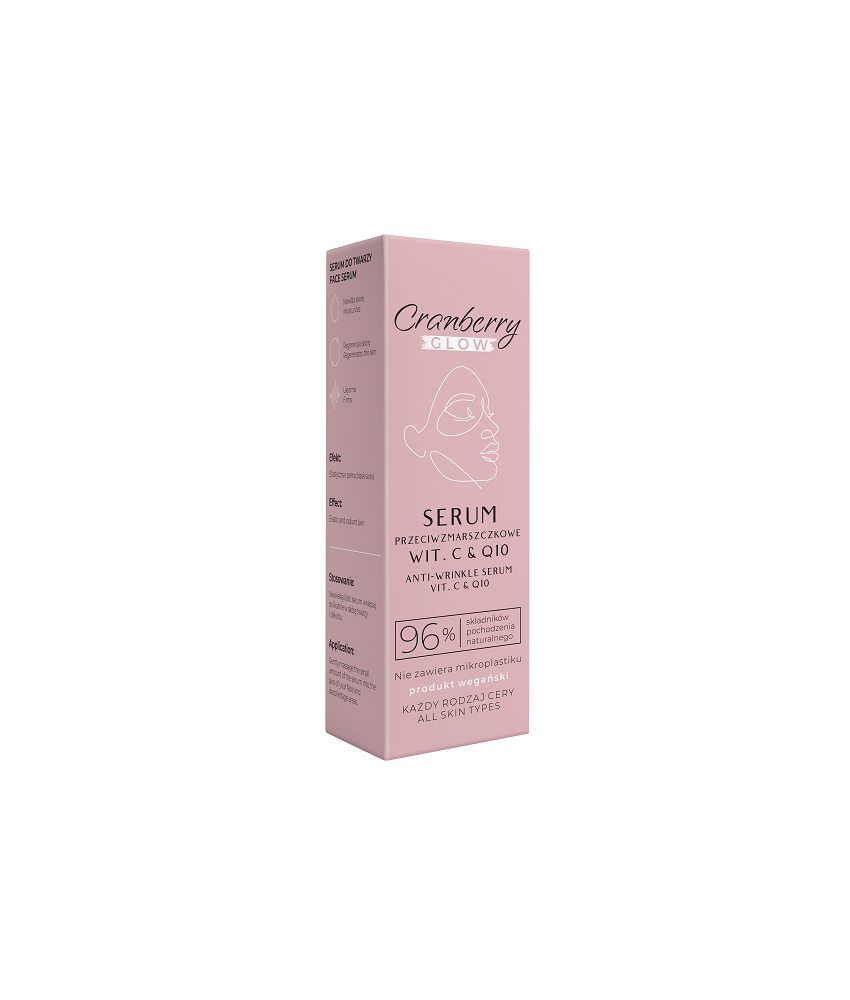 Serum przeciwzmarszczkowe wit. C & Q10 Cranberry Glow 30 ml
